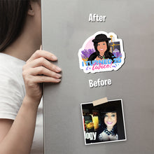Load image into Gallery viewer, I Turned 20 Twice Magnet designs customize for a personal touch
