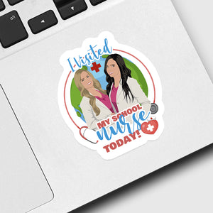 I Visited My School Nurse Sticker designs customize for a personal touch