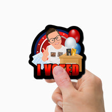 Load image into Gallery viewer, I Voted Magnet Personalized
