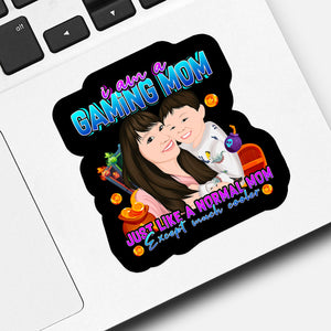 Im a Gaming Mom Sticker designs customize for a personal touch
