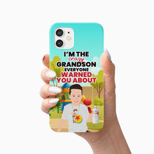 Load image into Gallery viewer, I’m the Crazy Grandson Phone Case Personalized
