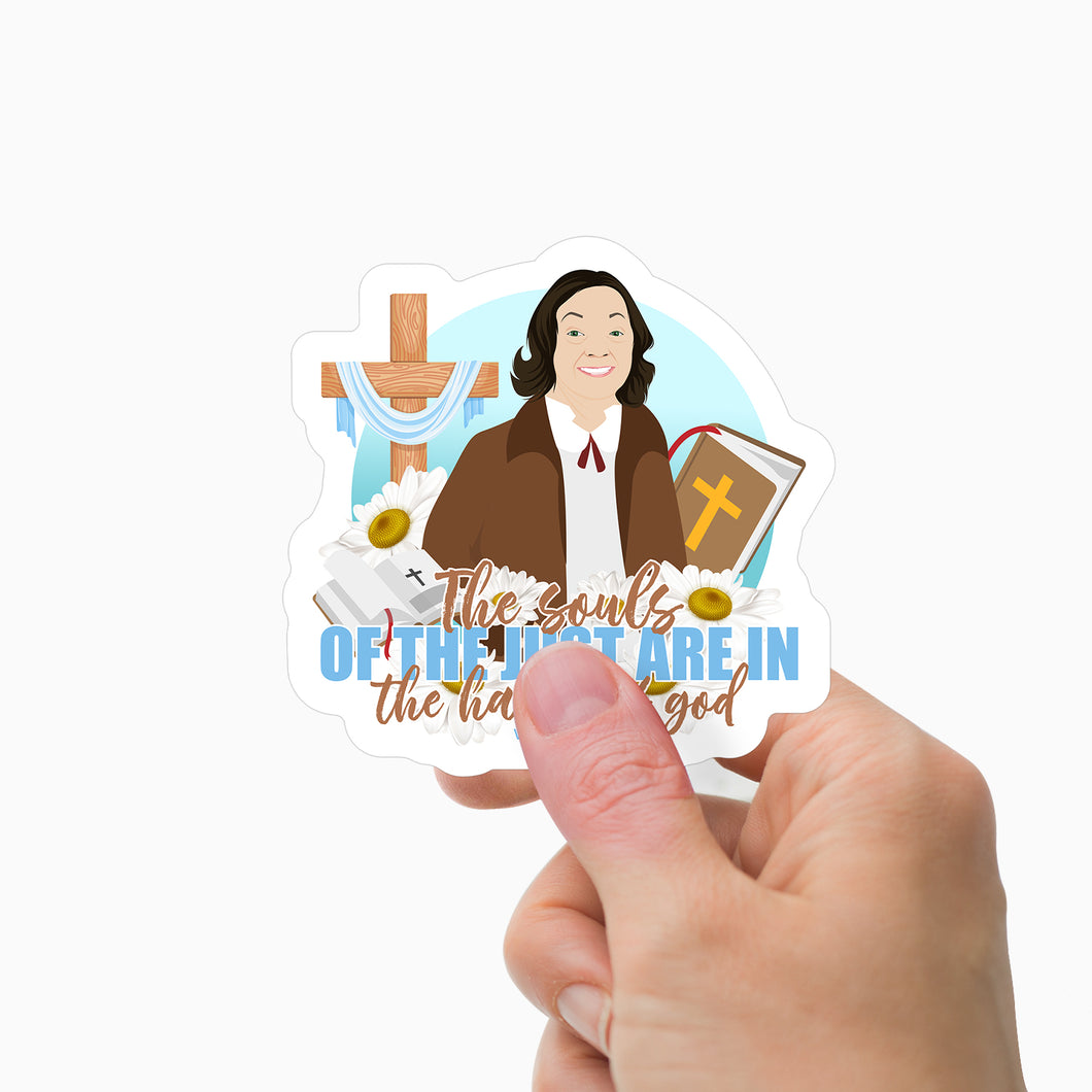 In The Hands of God Memorial Sticker Personalized