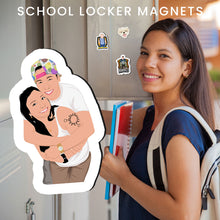 Load image into Gallery viewer, Custom School Locker Magnets
