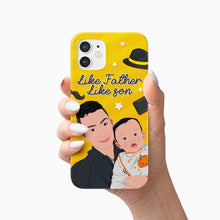 Load image into Gallery viewer, Life Father Like Son Phone case Personalized
