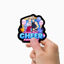 Load image into Gallery viewer, Living that Cheer Mom Life Stickers Personalized
