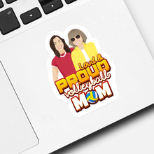 Load image into Gallery viewer, Loud and Poud Volleyball Mom Sticker designs customize for a personal touch

