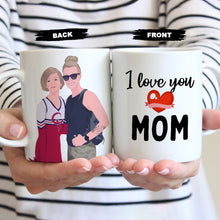 Load image into Gallery viewer, I Love You Mom Mug Personalized
