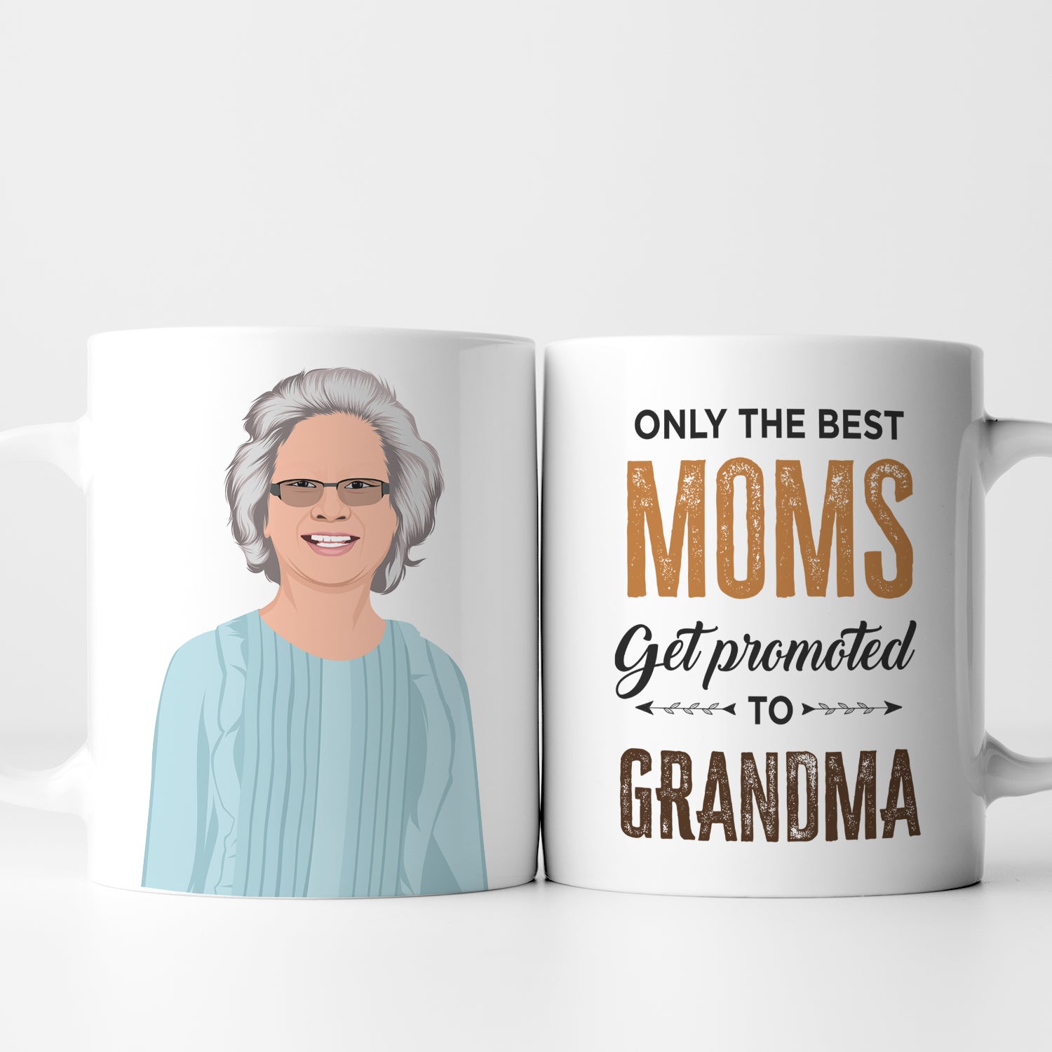 Custom Only The Best Moms Get Promoted To Mamaw Coffee Mug By Tshiart -  Artistshot