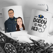 Load image into Gallery viewer, Personalized Stickers for Police Mug

