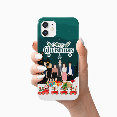 Merry Christmas cell phone case personalized