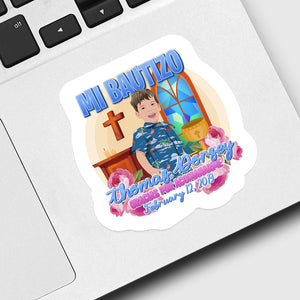 Mi Bautizo Sticker designs customize for a personal touch
