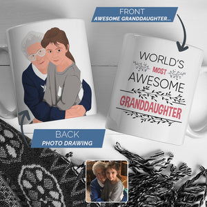 World's Most Awesome Granddaughter Mugs