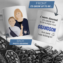 Load image into Gallery viewer, Personalized To My Beloved Grandson Mug
