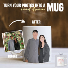 Load image into Gallery viewer, your own custom I Love You More coffee mug
