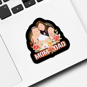 Mom Dad  Sticker designs customize for a personal touch