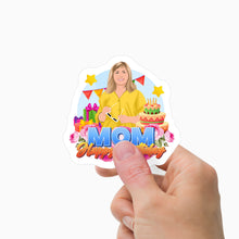 Load image into Gallery viewer, Mom Happy Birthday Stickers Personalized
