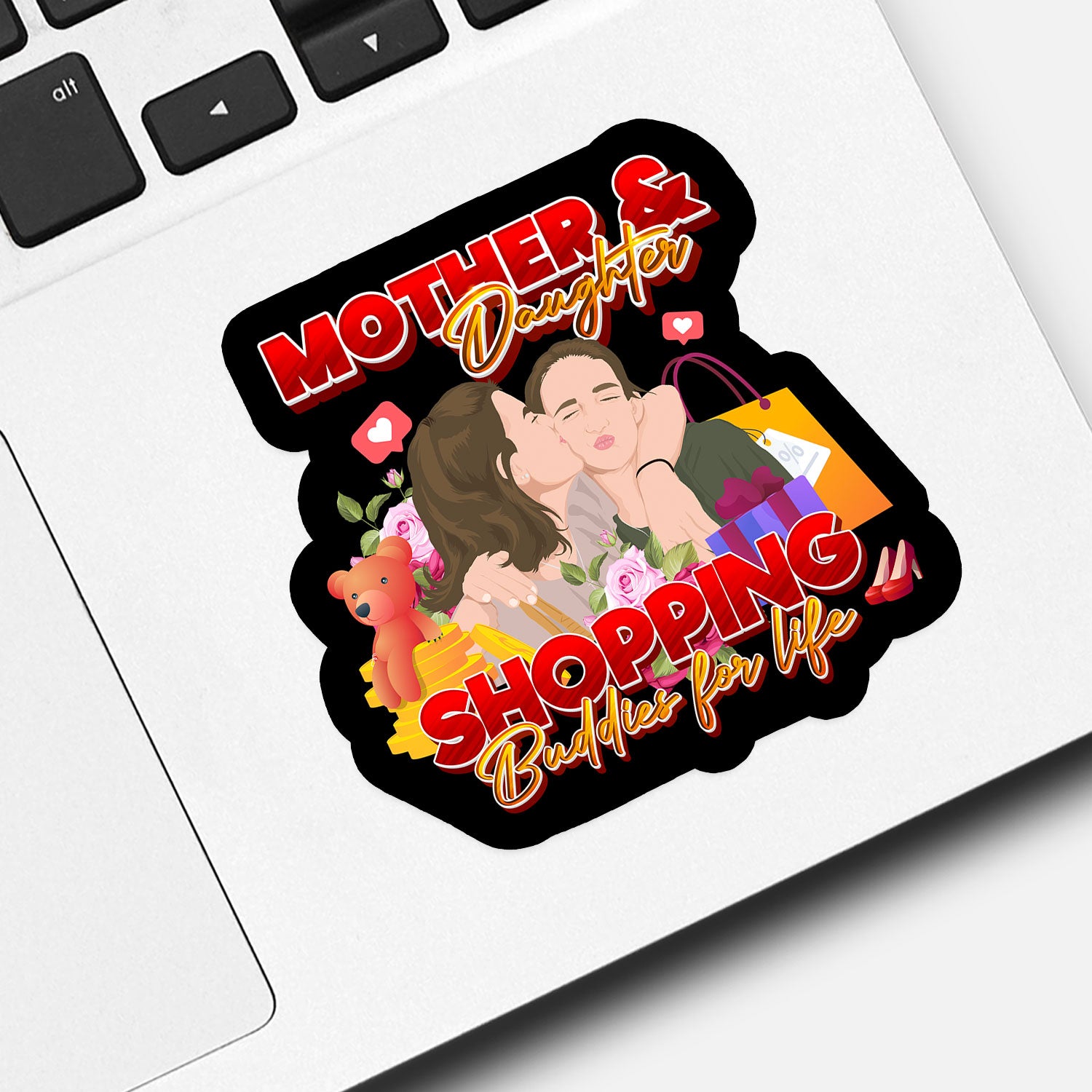Personalized Mom and Daughter Stickers – Personalized Drawing Gifts