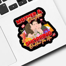 Load image into Gallery viewer, Mom and Daughter Sticker designs customize for a personal touch
