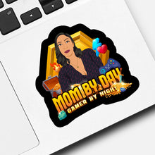 Load image into Gallery viewer, Mom by Day Gamer by Night Sticker designs customize for a personal touch
