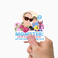 Load image into Gallery viewer, Momster Sticker Personalized
