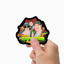 Load image into Gallery viewer, More Camping Less Stress Stickers Personalized
