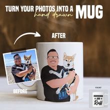 Load image into Gallery viewer, Mornings Are Ruff Funny Coffee Mug Dog Lover Coffee Mug
