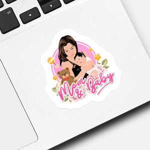 Mother and Baby Sticker designs customize for a personal touch