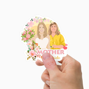 Mother of The Bride Sticker Personalized