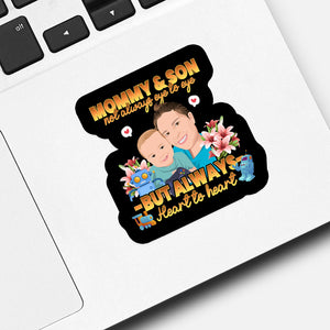 Mother with Son Sticker designs customize for a personal touch