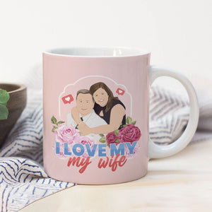 I Love My Wife Personalized Mug