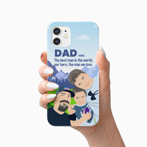 My Dad is My Hero Phone Case Personalized