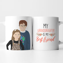 Load image into Gallery viewer, My Granddaughter is My Best Friend Mug Personalized
