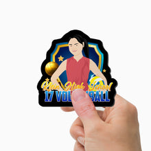 Load image into Gallery viewer, My School My Sport Volleyball Magnets Personalized
