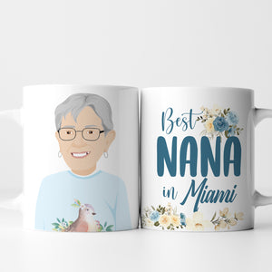 Nana Mug Stickers Personalized