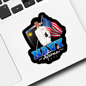 Navy Veteran  Sticker designs customize for a personal touch