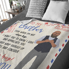 Load image into Gallery viewer, Our fleece throw designs are professionally
