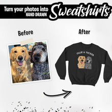 Load image into Gallery viewer, Custom Multiple Pet Name Sweatshirt

