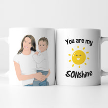 Load image into Gallery viewer, Personalised You Are My Sunshine Mugs
