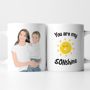 Personalised You Are My Sunshine Mugs