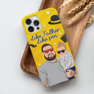 Personalized All Over Print Life Father Like Son Phone Case