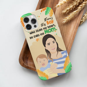 Personalized All Over Print This Boy Stole My Heart Phone Case