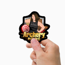 Load image into Gallery viewer, Personalized Archery Mom Stickers Personalized
