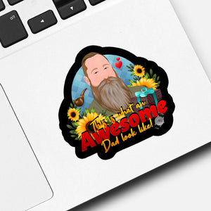 Awesome Dad  Sticker designs customize for a personal touch