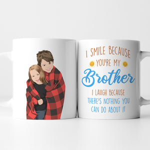 Personalized Brother In Law Mug I Smile