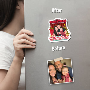 Personalized Christmas Not from Store Magnets