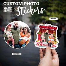 Load image into Gallery viewer, Personalized Christmas Not from Store Stickers
