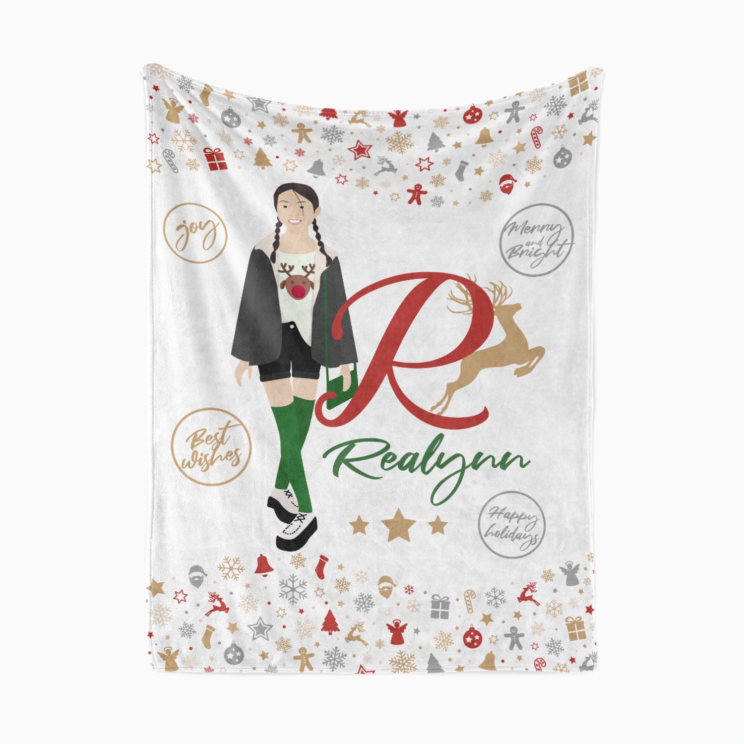 Personalized character outlet blankets