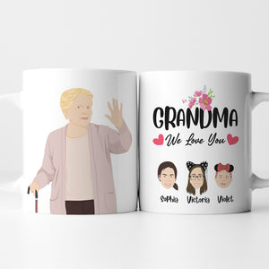  Personalized Coffee Mug with Grandkids Names