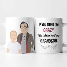 Load image into Gallery viewer, Personalized Crazy Grandson Mug
