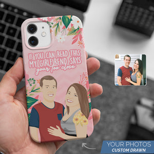Personalized Custom Drawn Girlfriend to Boyfriend Phone Cases with Photos